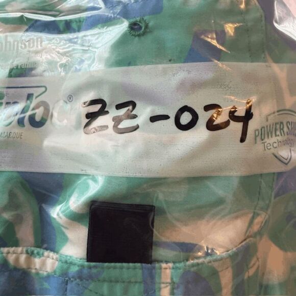 Vineyard Vines Men's Fish Print Elastic Waist Swim Trunks Blue Green Size Small - Picture 7 of 7